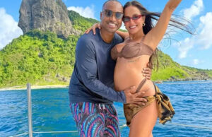 Carol Peixinho exibe barriguinha durante passeio por Noronha: ‘Realmente mágica!!!’