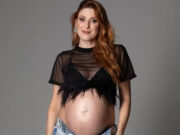 Dani Calabresa entra no oitavo mês de gestação e celebra: ‘Mamãe do Bernardo’