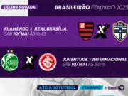TV Brasil transmite duas partidas do Brasileirão Feminino neste sábado