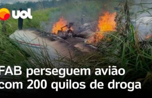 Tiros no ar e perseguição: caças da FAB interceptam avião com 200 quilos de droga no Pará