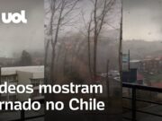 Tornado causa pânico, gera estragos no Chile e deixa feridos; vídeos mostra destruição