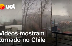 Tornado causa pânico, gera estragos no Chile e deixa feridos; vídeos mostra destruição