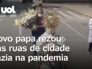 Vídeo mostra papa Leão 14 rezando nas ruas de cidade peruana vazia durante a pandemia