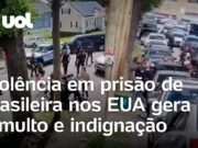 Brasileira é presa pela polícia de imigração dos EUA, e violência gera indignação de vizinhos