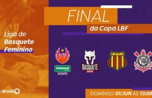 TV Brasil transmite final da Copa de basquete feminino no domingo
