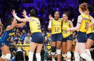 Liga das Nações: Brasil derrota EUA e mantém 100% de aproveitamento