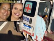 Acidente entre ambulância e carreta mata duas enfermeiras de MT