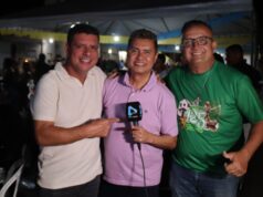 Secretario do Executivo de Santo Antônio de Leverger, Isaias Filho, agradece ao governo pela parceria na nova Orla