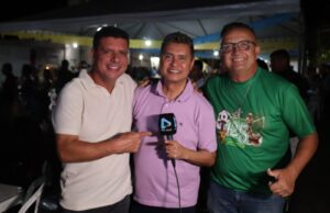 Secretario do Executivo de Santo Antônio de Leverger, Isaias Filho, agradece ao governo pela parceria na nova Orla