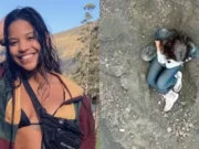 Brasileira cai durante trilha em vulcão na Indonésia e aguarda resgate; veja