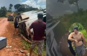 Piloto Joaninha e equipe sofrem acidente em rodovia do Pará a caminho de evento