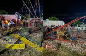 Acidente em brinquedo de parque de diversões deixa cinco crianças feridas; veja