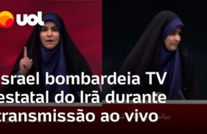 Israel bombardeia TV estatal do Irã durante transmissão ao vivo; veja explosão