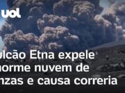 Vulcão Etna entra em erupção na Itália e causa correria em turistas; veja