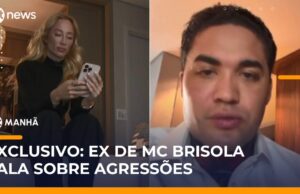 Modelo que acusa MC Brisola diz que ele já atirou na própria mão; veja