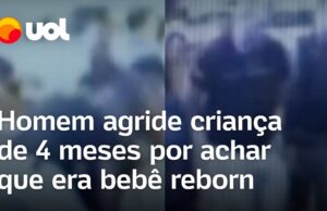 Vídeo mostra prisão de homem que agrediu criança por achar que ela era bebê reborn