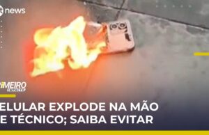 Celular explode na mão de técnico em loja de SP; veja dicas para evitar problema