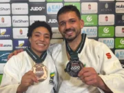 Brasil fatura prata e bronze no 3º dia do Mundial de Judô na Hungria