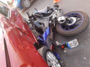 Motociclista fica ferido ao ser ‘fechado’ por carro em movimentada avenida de VG