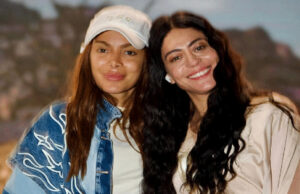 Anitta visita set e surpreende elenco de ‘Nosso Lar 3’: ‘Fã declarada da história’