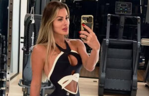 Mariana Polastreli treina a pedido de Eduardo Costa: ‘Muito magrinha’