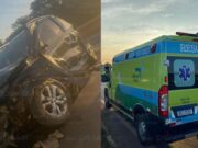 Acidente entre 3 veículos bloqueia rodovia em Nova Mutum