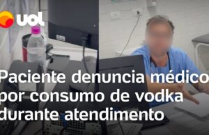 Paciente denuncia médico por consumo de bebida alcoólica durante consulta ; veja