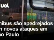 Veja Video – São Paulo registra novos casos de pedradas em transportes públicos;