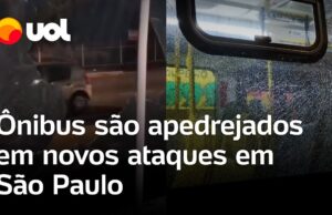 Veja Video – São Paulo registra novos casos de pedradas em transportes públicos;