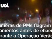 Veja Video – Câmeras de PMs flagram momentos antes de chacina com 30 tiros e 5 mortos; veja