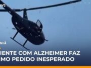 Família atende último pedido de parente e realiza chuva de dinheiro; veja