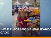 Veja Video – Menino é flagrado quebrando mercado no Rio de Janeiro; veja