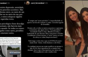 Filha rechaça ‘surto psicótico’ como motivo de feminicídio e ataque a criança