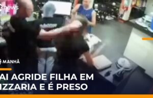 Veja Vídeo – Dono de pizzaria é preso após agredir a própria filha em Vitória;