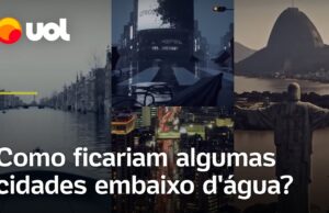 Veja Vídeo – IA mostra como cidades ficarão com derretimento da geleira do fim do mundo
