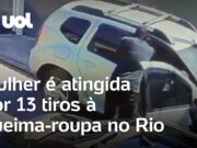 Veja Vídeo – Mulher é atingida por 13 tiros à queima-roupa dentro de carro no Rio; veja