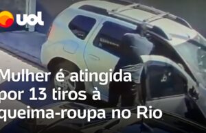 Veja Vídeo – Mulher é atingida por 13 tiros à queima-roupa dentro de carro no Rio; veja