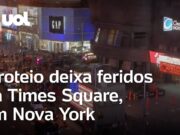 Tiroteio na Times Square: Vídeo mostra momento dos disparos em Nova York
