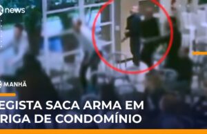 Veja Vídeo – Médico legista da Polícia Civil saca arma em briga de condomínio de alto padrão em SP