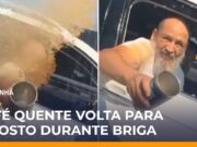 Veja Vídeo – Deu ruim! Café jogado em briga de trânsito volta contra passageiro nos EUA