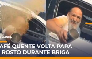 Veja Vídeo – Deu ruim! Café jogado em briga de trânsito volta contra passageiro nos EUA