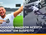 Veja Video – Ex-jogador Madson acerta “voadora” em suspeito de roubo em Santos(SP)