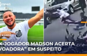 Veja Video – Ex-jogador Madson acerta “voadora” em suspeito de roubo em Santos(SP)