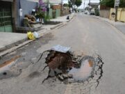 Cuiabá ainda tem cerca de 50 mil buracos espalhados