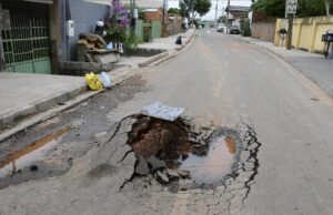 Cuiabá ainda tem cerca de 50 mil buracos espalhados
