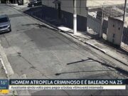 Veja Vídeo – Motorista atropela assaltante e é baleado na zona sul de São Paulo; veja