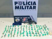 Adolescente de 16 anos é apreendido pela PM com revólver e 100 porções de cocaína