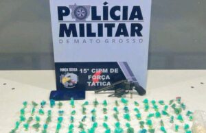 Adolescente de 16 anos é apreendido pela PM com revólver e 100 porções de cocaína