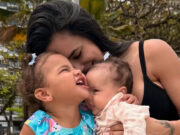 Bruna Biancardi exibe cliques das filhas e web reage: ‘Mel tá a cara do Neymar’