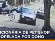 Veja Vídeo – Funcionária de pet shop é atropelada durante busca por cachorro em SP; veja